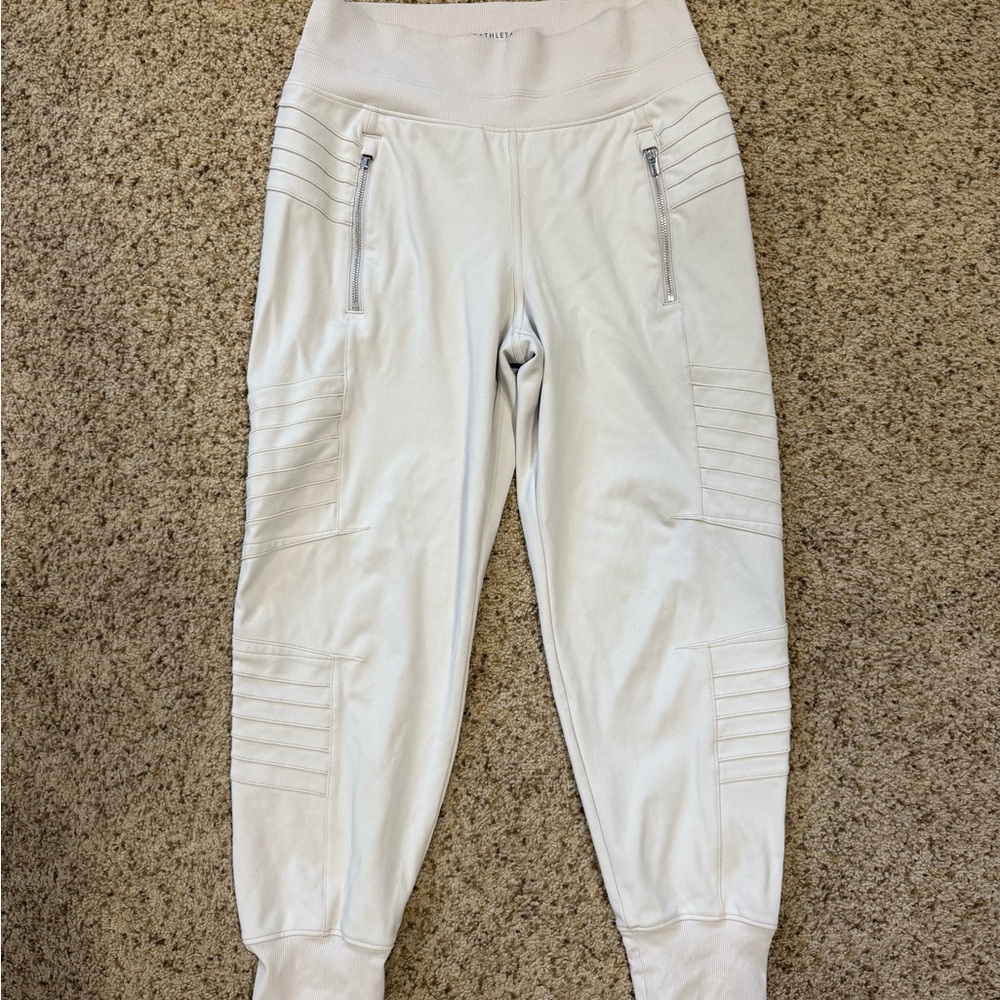 Athleta Cream Joggers